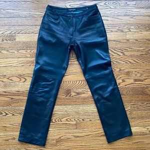 Vintage 90s Soft Leather Pants
